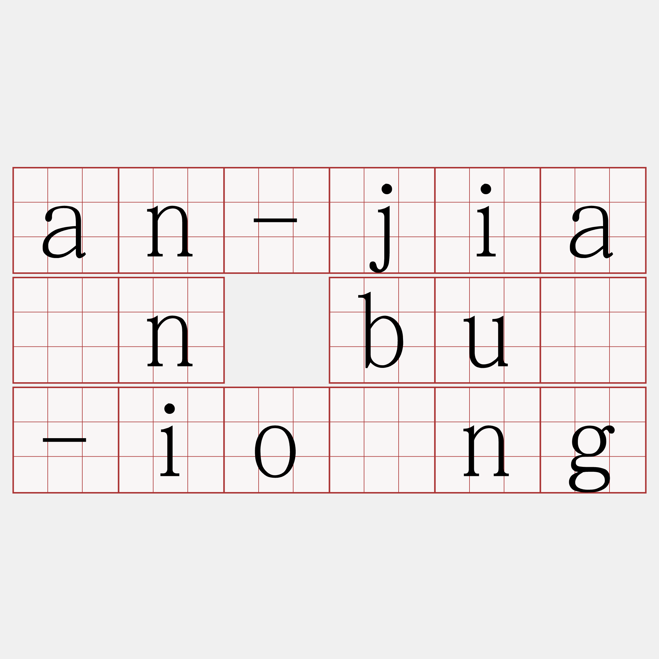 an-jiân bû-iōng